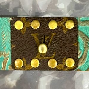 Louis Vuitton upcycled vinyl stadium crossbody bag